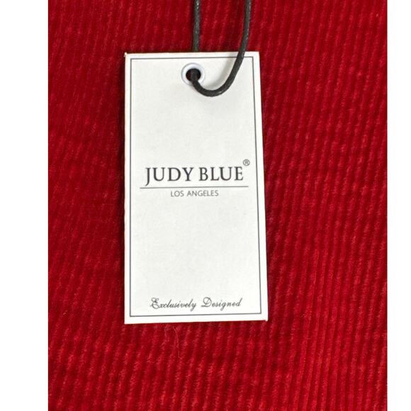NWT Judy Blue Women's Corduroy Button Down Fringe Shacket in Rust Size 2XL - Picture 5 of 13